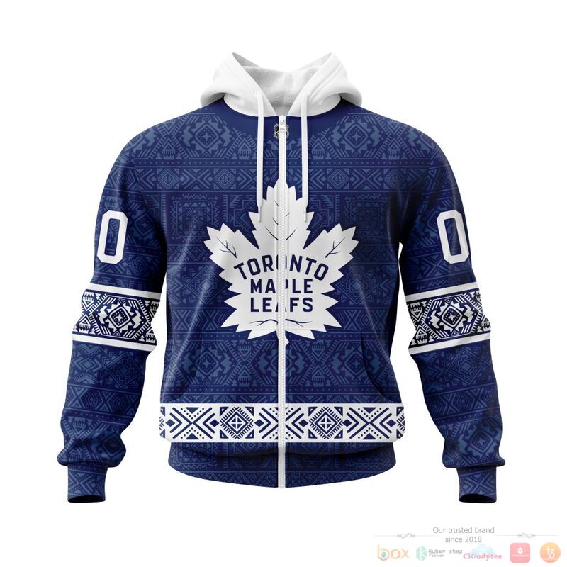 Personalized NHL Toronto Maple Leafs brocade pattern 3d shirt hoodie 1