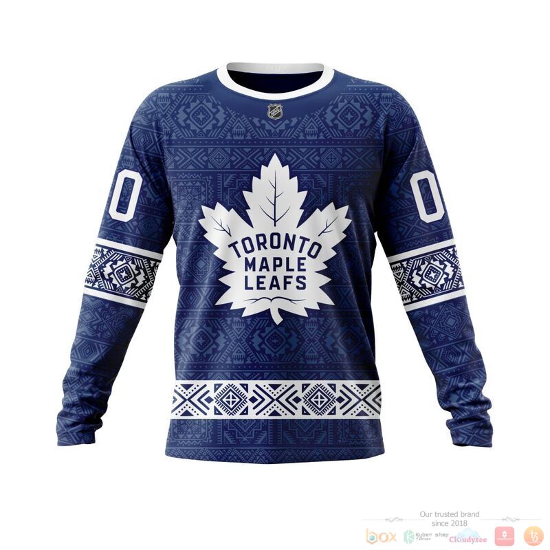 Personalized NHL Toronto Maple Leafs brocade pattern 3d shirt hoodie 1 2 3