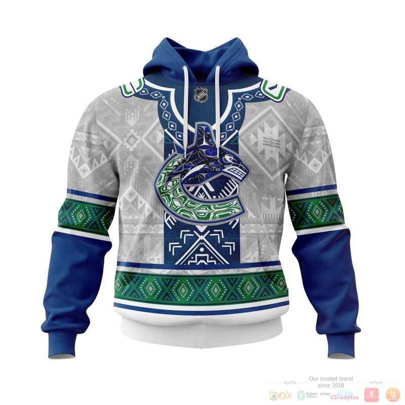 Personalized NHL Vancouver Canucks brocade pattern 3d shirt hoodie