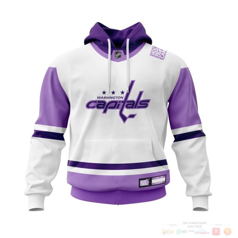 Personalized NHL Washington Capitals Fights Cancer 3d shirt hoodie