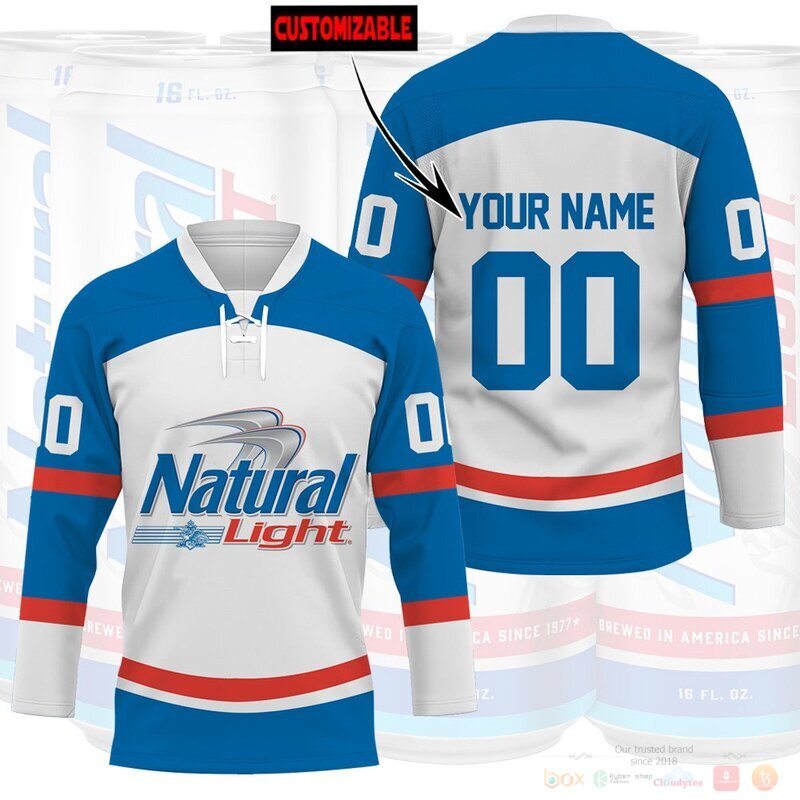 Personalized Natural Light Hockey Jersey