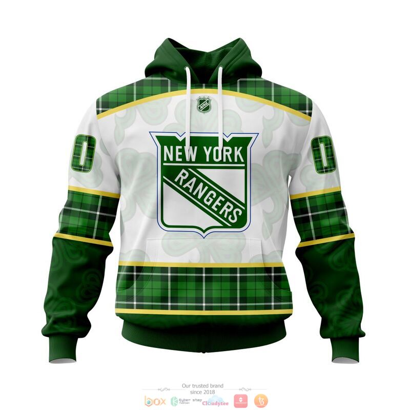 Personalized New York Rangers NHL St Patrick Days 3d shirt hoodie
