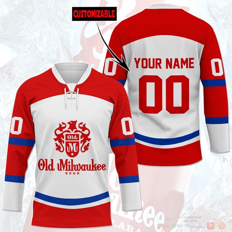 Personalized Old Milwaukee Hockey Jersey