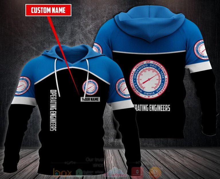 Personalized Operating Engineers 3D Fleece Hoodie Hoodie 1