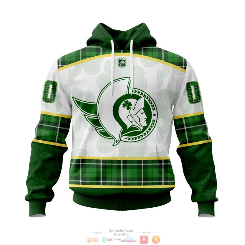 Personalized Ottawa Senators NHL St Patrick Days 3d shirt hoodie