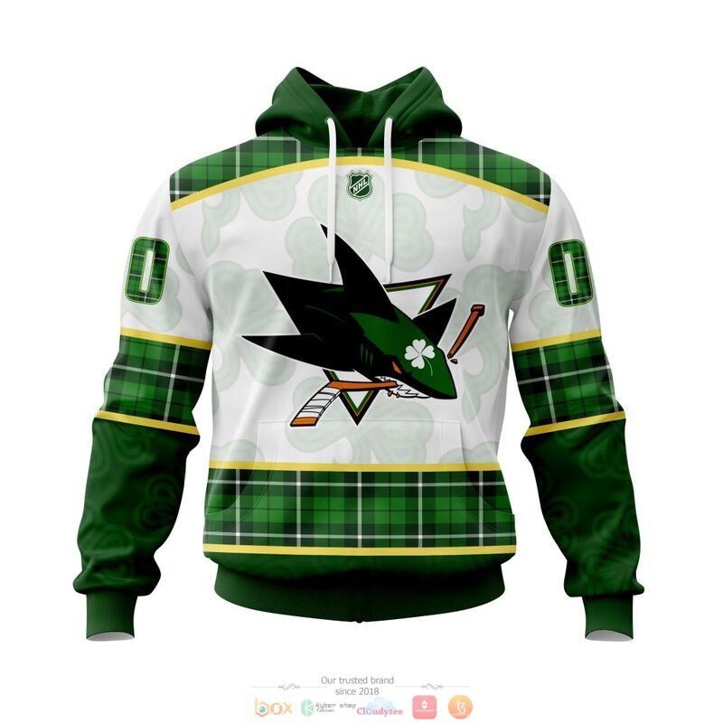 Personalized San Jose Sharks NHL St Patrick Days 3d shirt hoodie