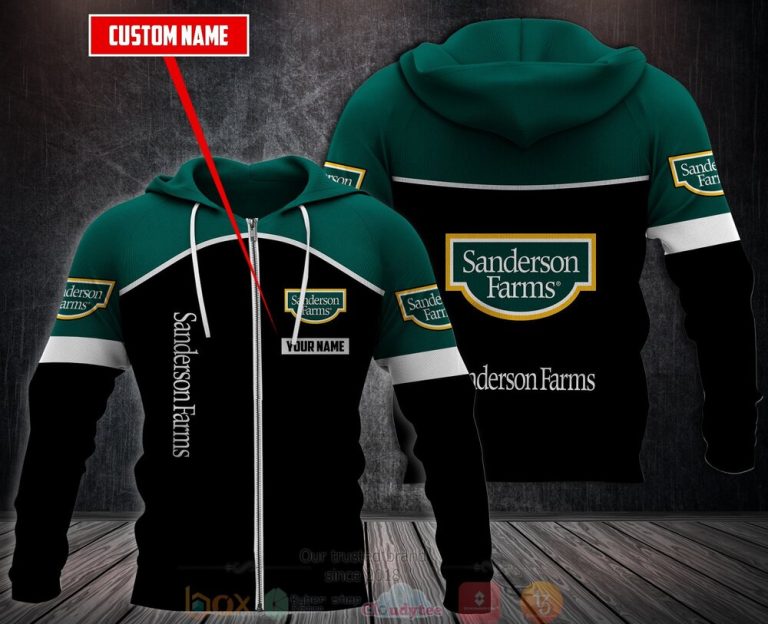 Personalized Sanderson Farms Chicken 3D Fleece Hoodie Hoodie 1 2