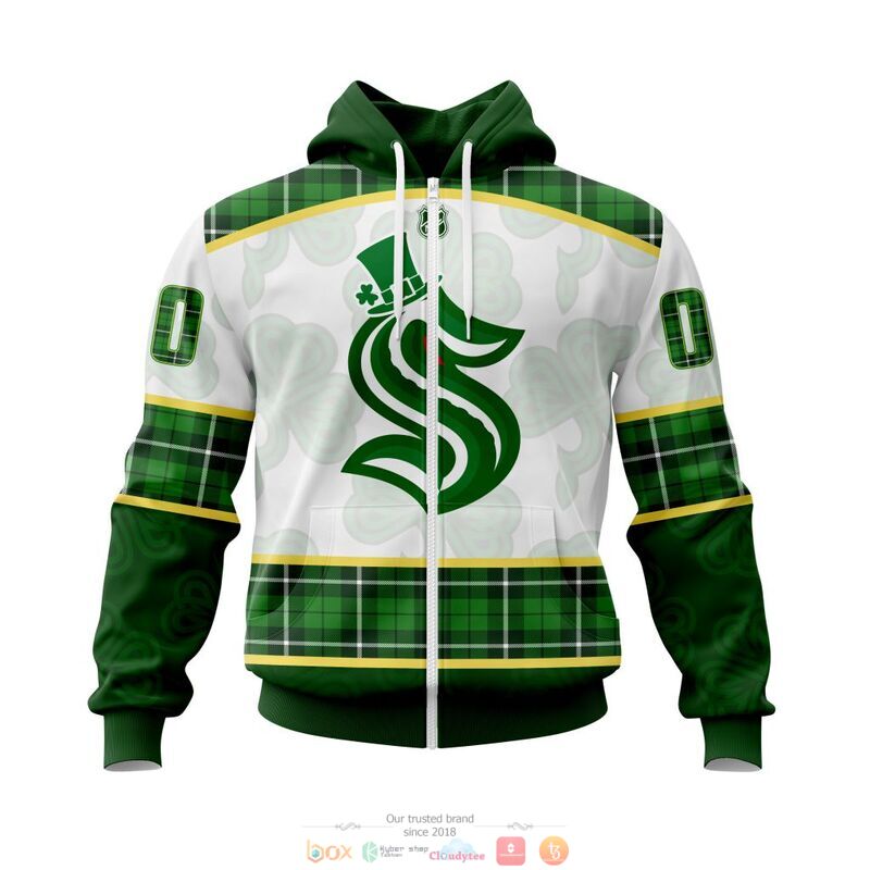 Personalized Seattle Kraken NHL St Patrick Days 3d shirt hoodie 1