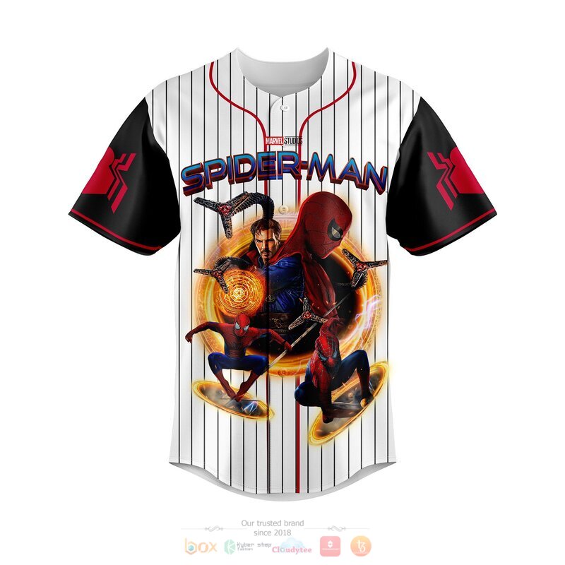 Personalized Spider Man Doctor Strange baseball jersey 1
