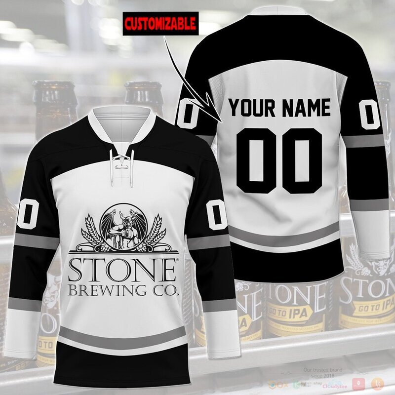 Personalized Stone Brewing Co Hockey Jersey