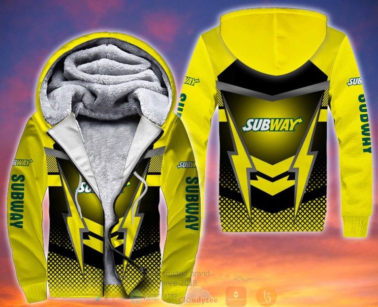 Personalized Subway 3D Fleece Hoodie Hoodie 1 2