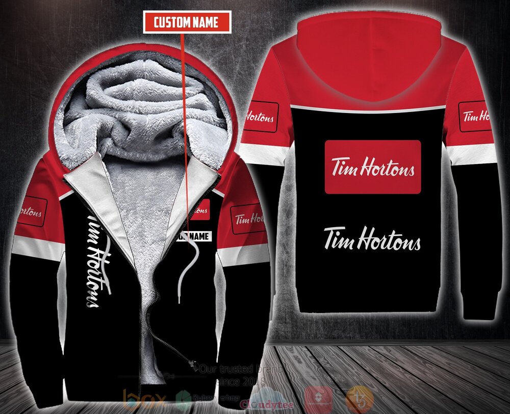 Personalized Tim Hortons 3D Fleece Hoodie Hoodie