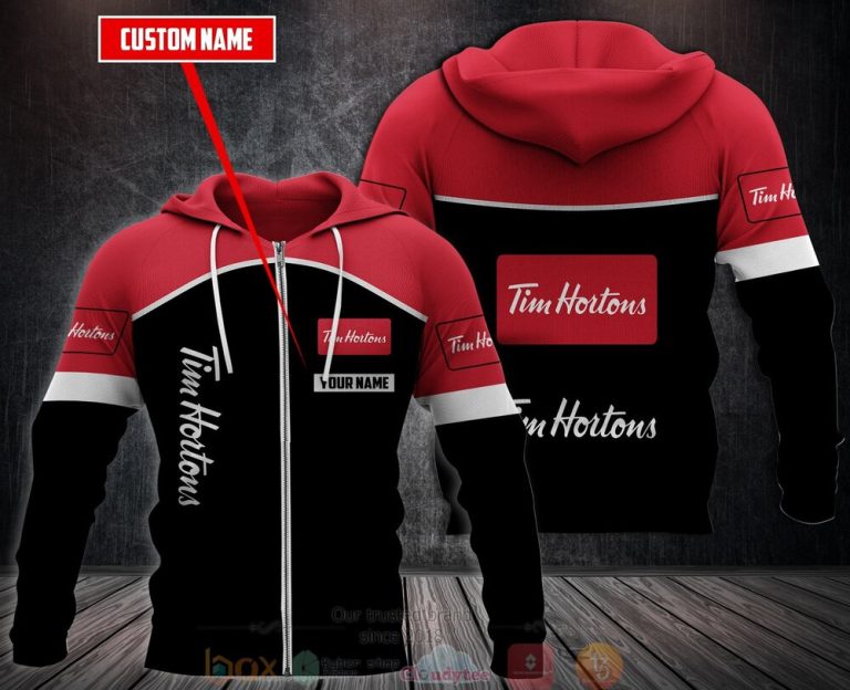 Personalized Tim Hortons 3D Fleece Hoodie Hoodie 1 2