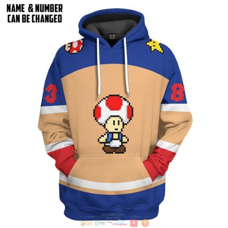 Personalized Toad custom 3d shirt hoodie 1