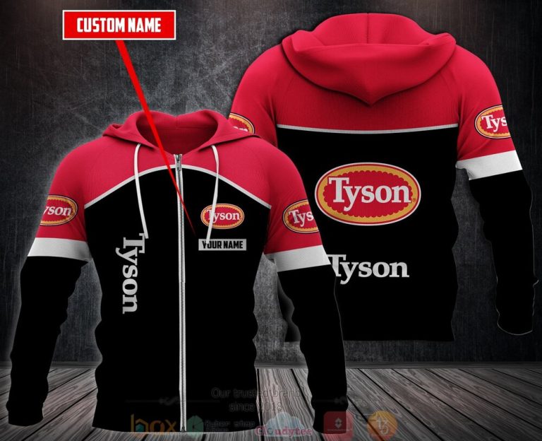 Personalized Tyson Foods 3D Fleece Hoodie Hoodie 1 2