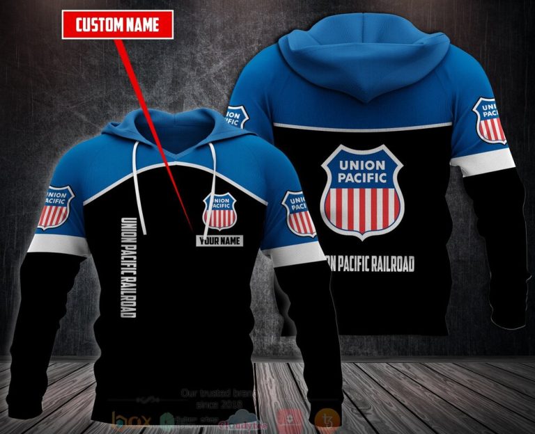 Personalized Union Pacific Railroad 3D Fleece Hoodie Hoodie 1