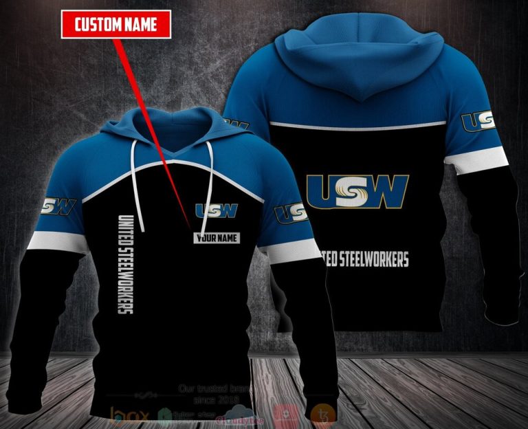 Personalized United Steelworkers 3D Fleece Hoodie Hoodie 1