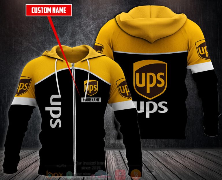 Personalized Ups 3D Fleece Hoodie Hoodie 1 2