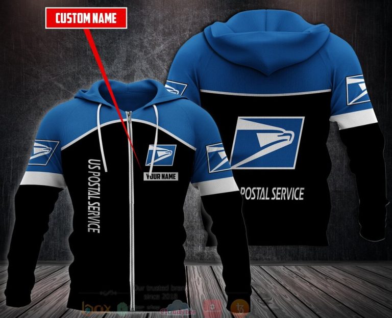 Personalized Us Postal Service 3D Fleece Hoodie Hoodie 1 2