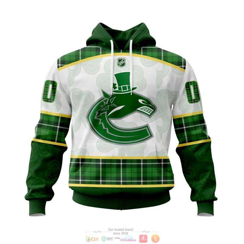 Personalized Vancouver Canucks NHL St Patrick Days 3d shirt hoodie