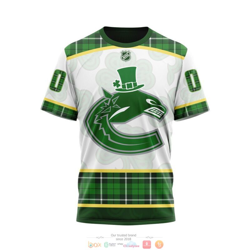 Personalized Vancouver Canucks 2022 St Patrick Day Hockey Jersey - LIMITED  EDITION