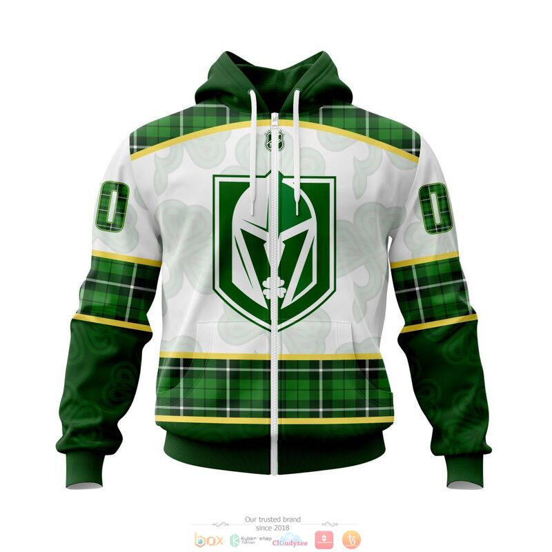 Personalized Vegas Golden Knights NHL St Patrick Days 3d shirt hoodie 1
