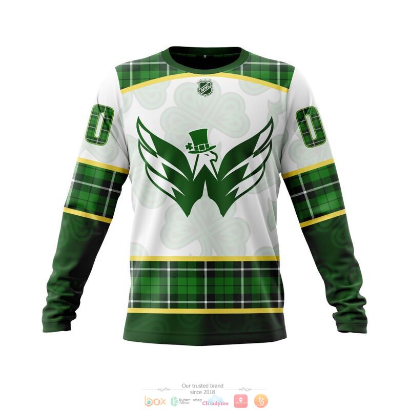 Personalized Washington Capitals NHL St Patrick Days 3d shirt hoodie 1 2 3
