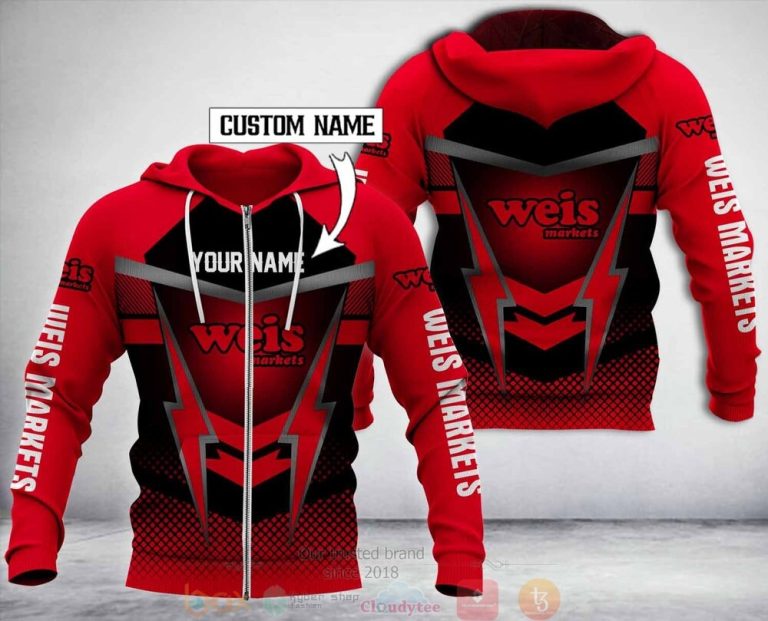 Personalized Weis Markets 3D Fleece Hoodie Hoodie 1