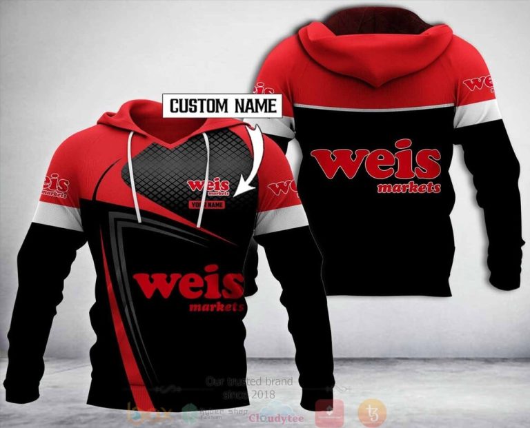 Personalized Weis Markets 3D Hoodie Zip Hoodie