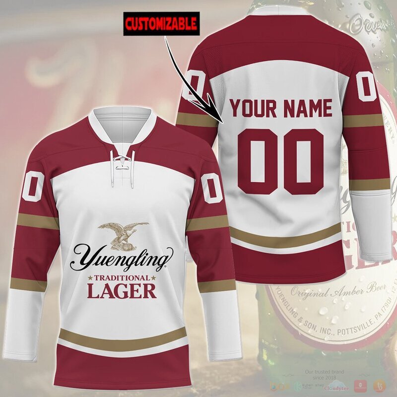 Personalized Yuengling Lager Hockey Jersey