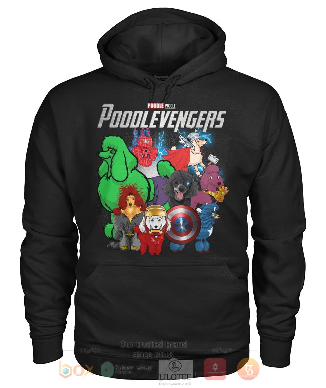 Poodlevengers 3D Hoodie Shirt 1