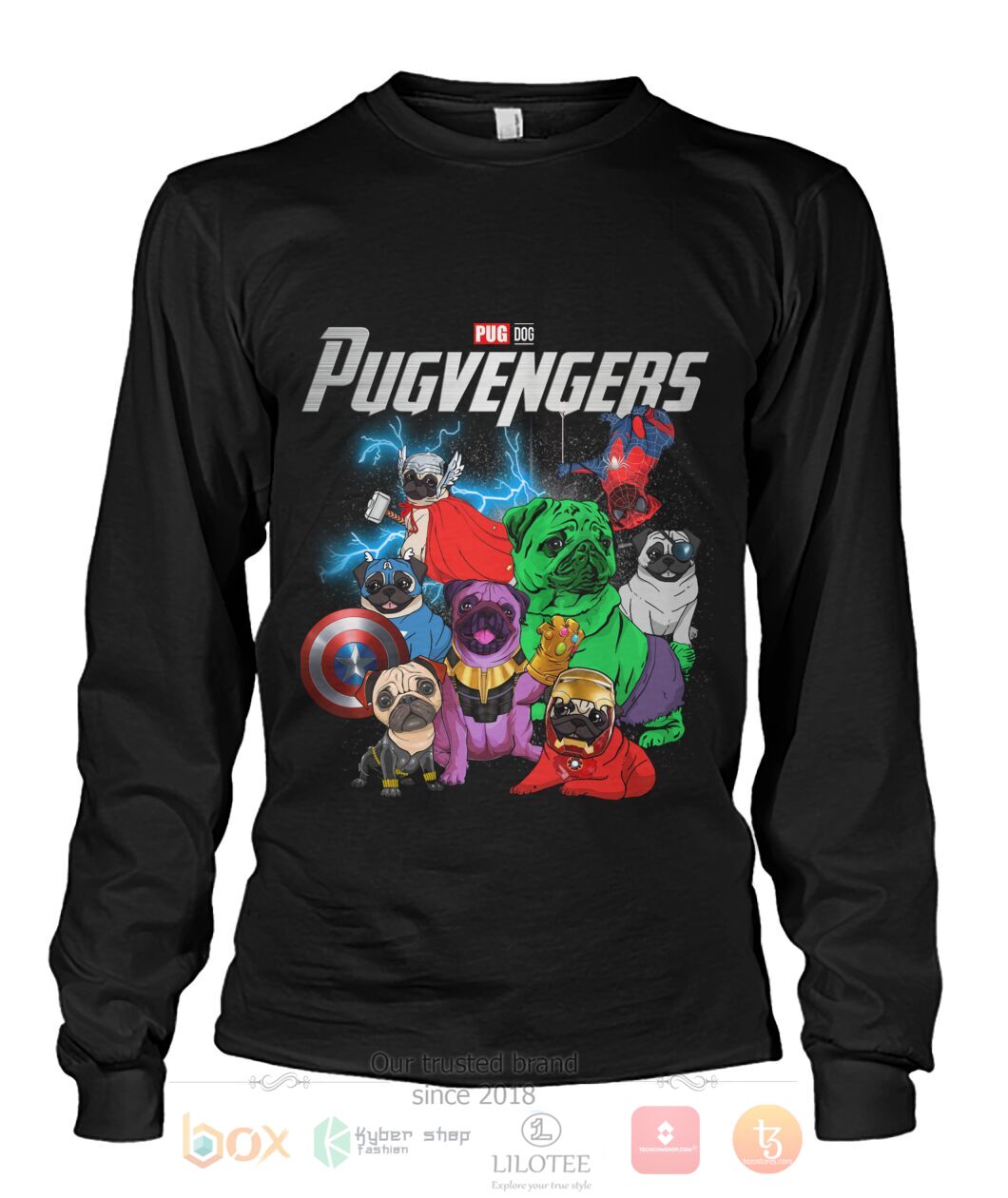 Pug Dog Pugvenger 3D Hoodie Shirt