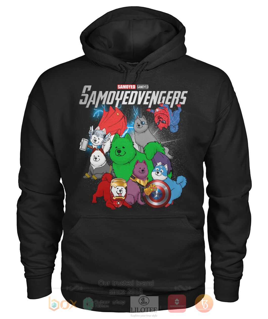 Samoyedvengers 3D Hoodie Shirt 1