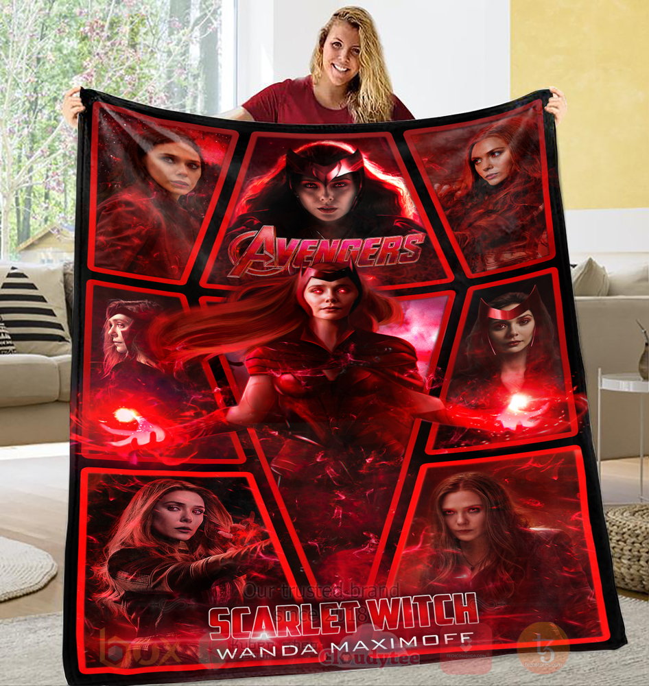 Scarlet Witch Wanda Maximoff Blanket 1