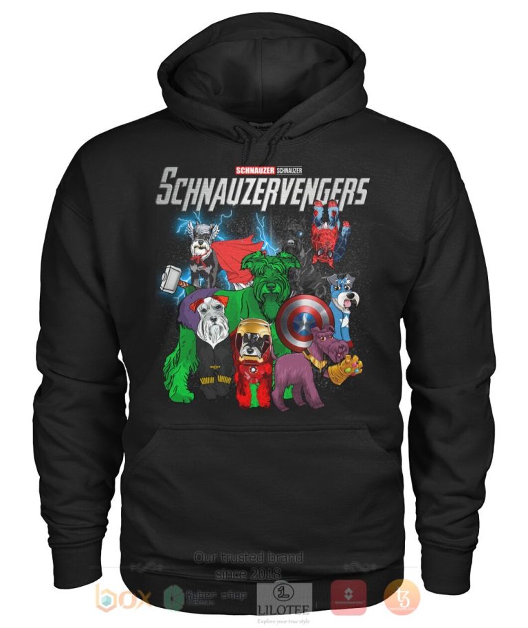 Schnauzervengers 3D Hoodie Shirt 1