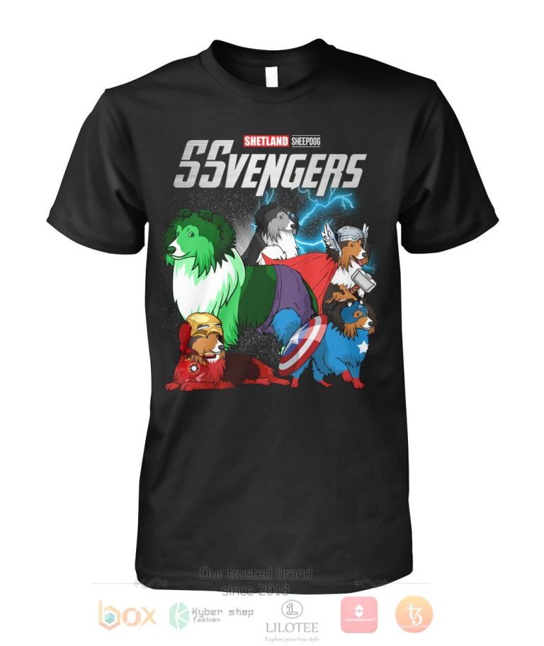 Shetland sheepdog Ssvengers 3D Hoodie Shirt 1 2