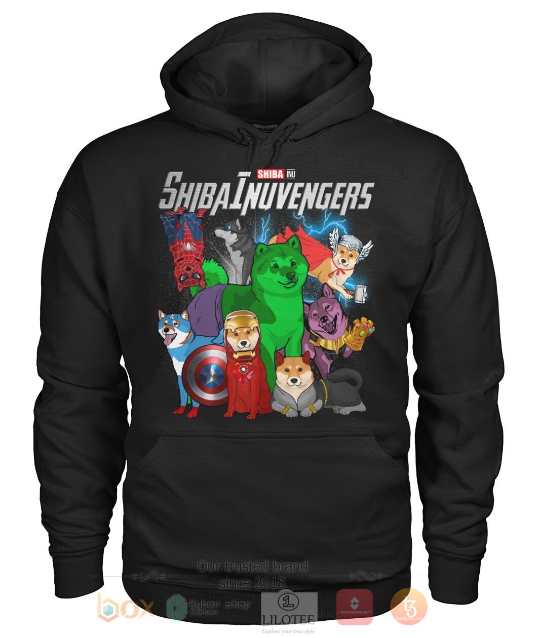 Shiba Inuvengers 3D Hoodie Shirt 1