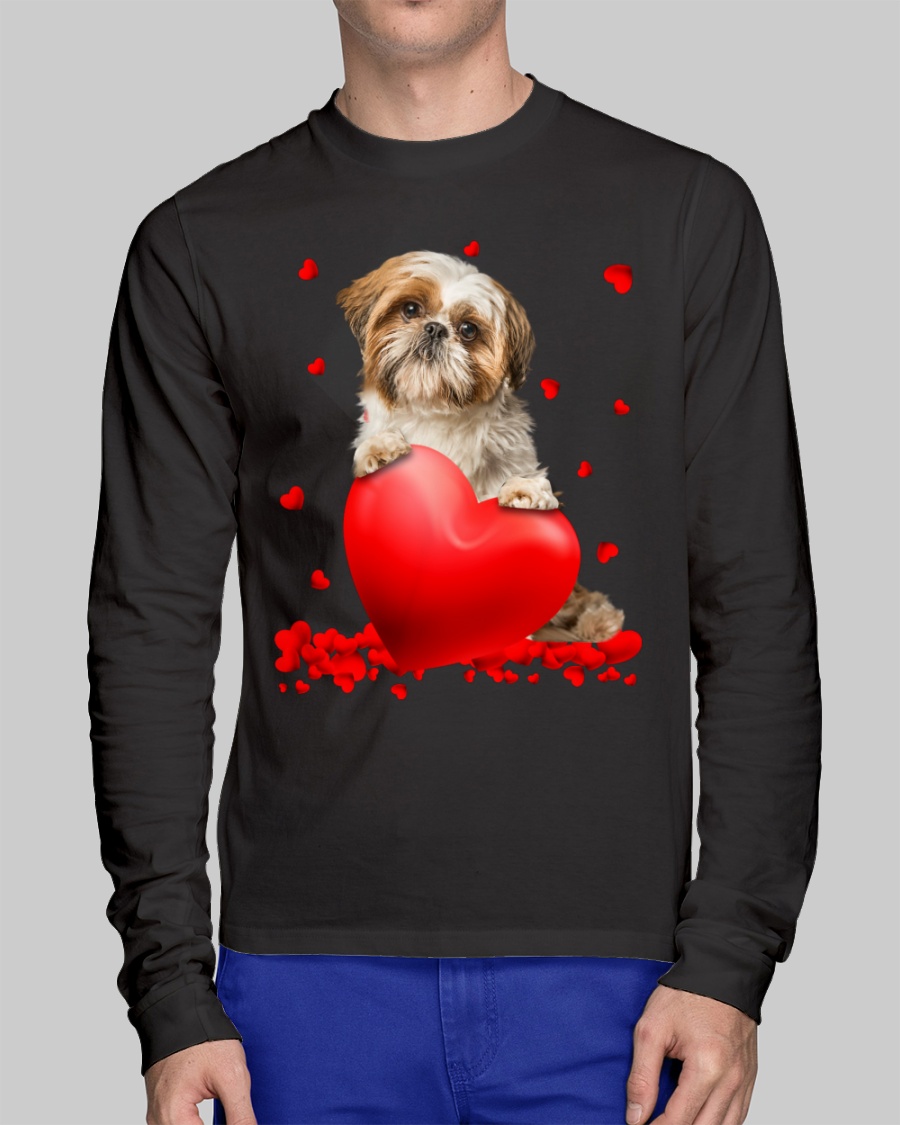 Shih Tzu Valentine Hearts shirt hoodie 12