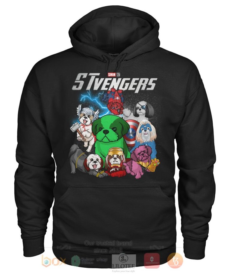 Shih Tzu Stvengers 3D Hoodie Shirt 1