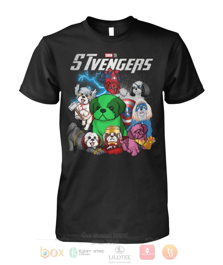 Shih Tzu Stvengers 3D Hoodie Shirt 1 2