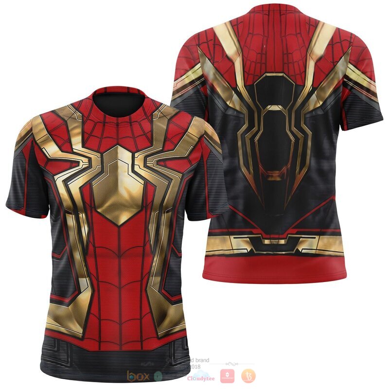 Spider Man 3d over printed shirt hoodie 1