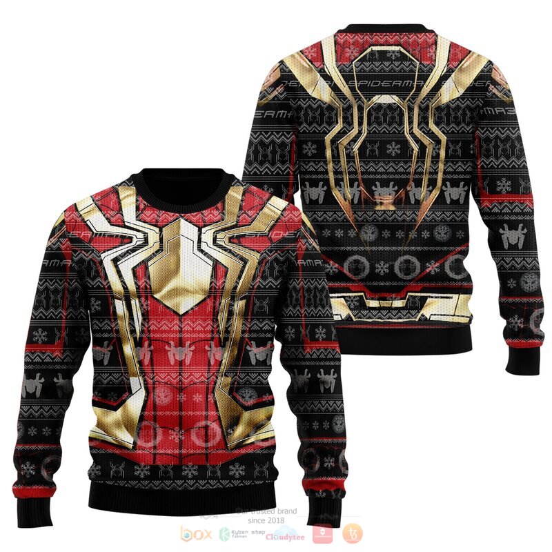Spider Man Knitted Sweatshirt 1