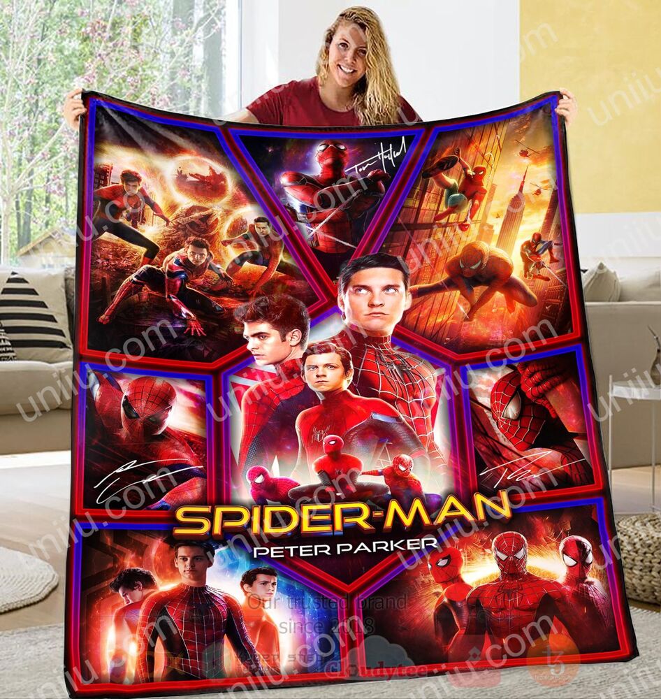 Spider Man Movies Peter Parker Blanket
