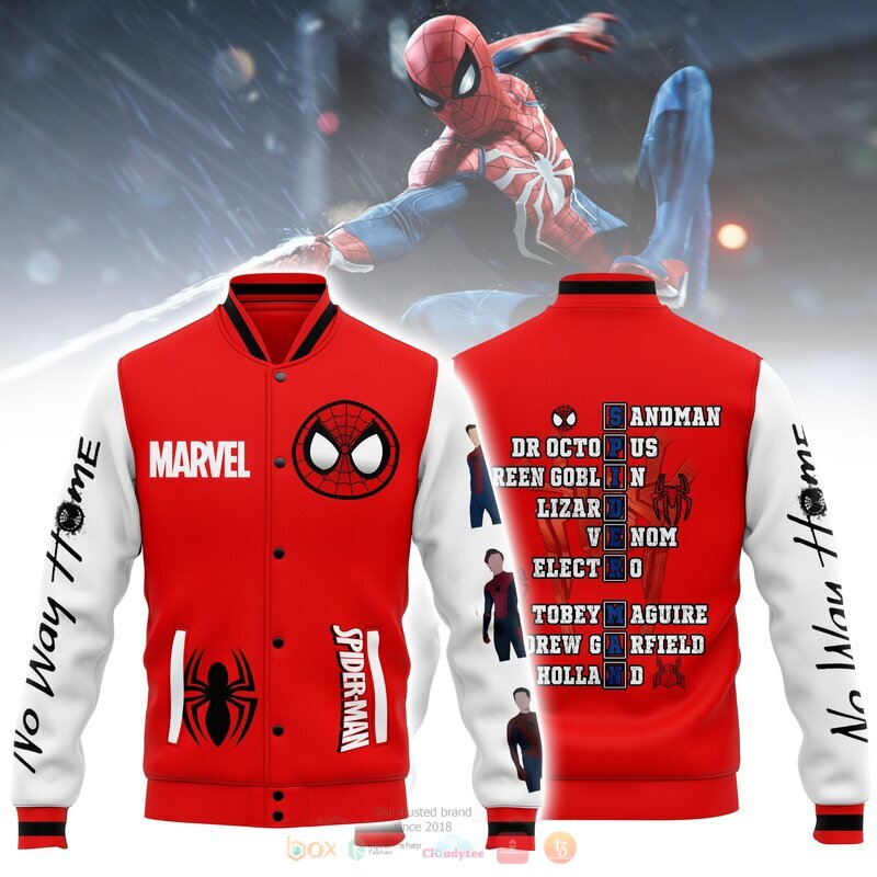 Spider Man No way home Marvel baseball jacket