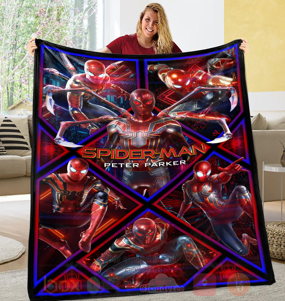 Spider Man Peter Parker Blanket 1