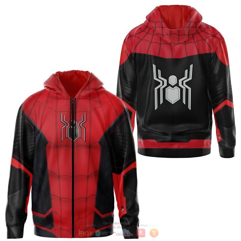 Spider Man red 3d over printed shirt hoodie 1 2 3