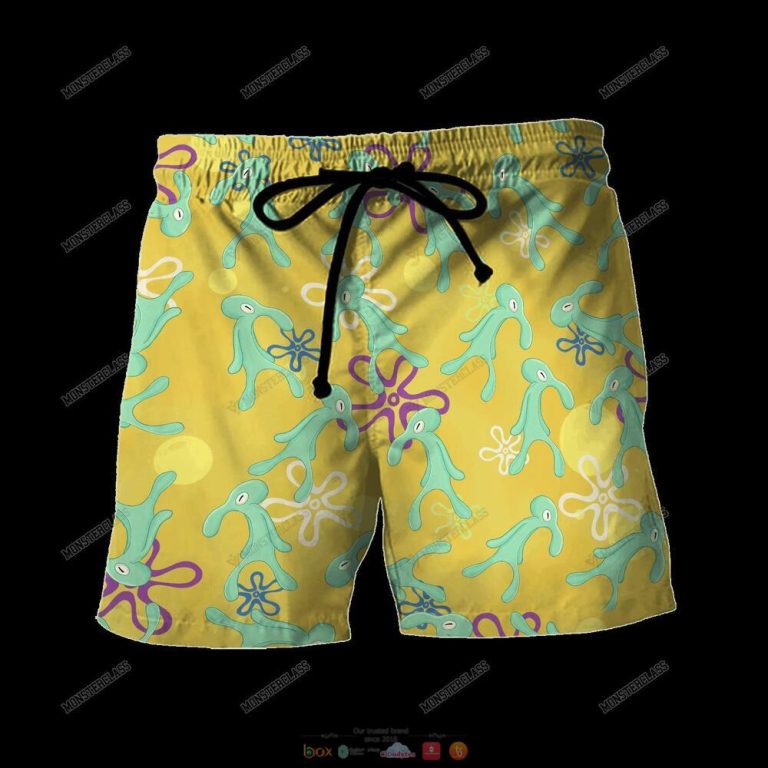 Spongebob Hawaiian Shirt Shorts 1