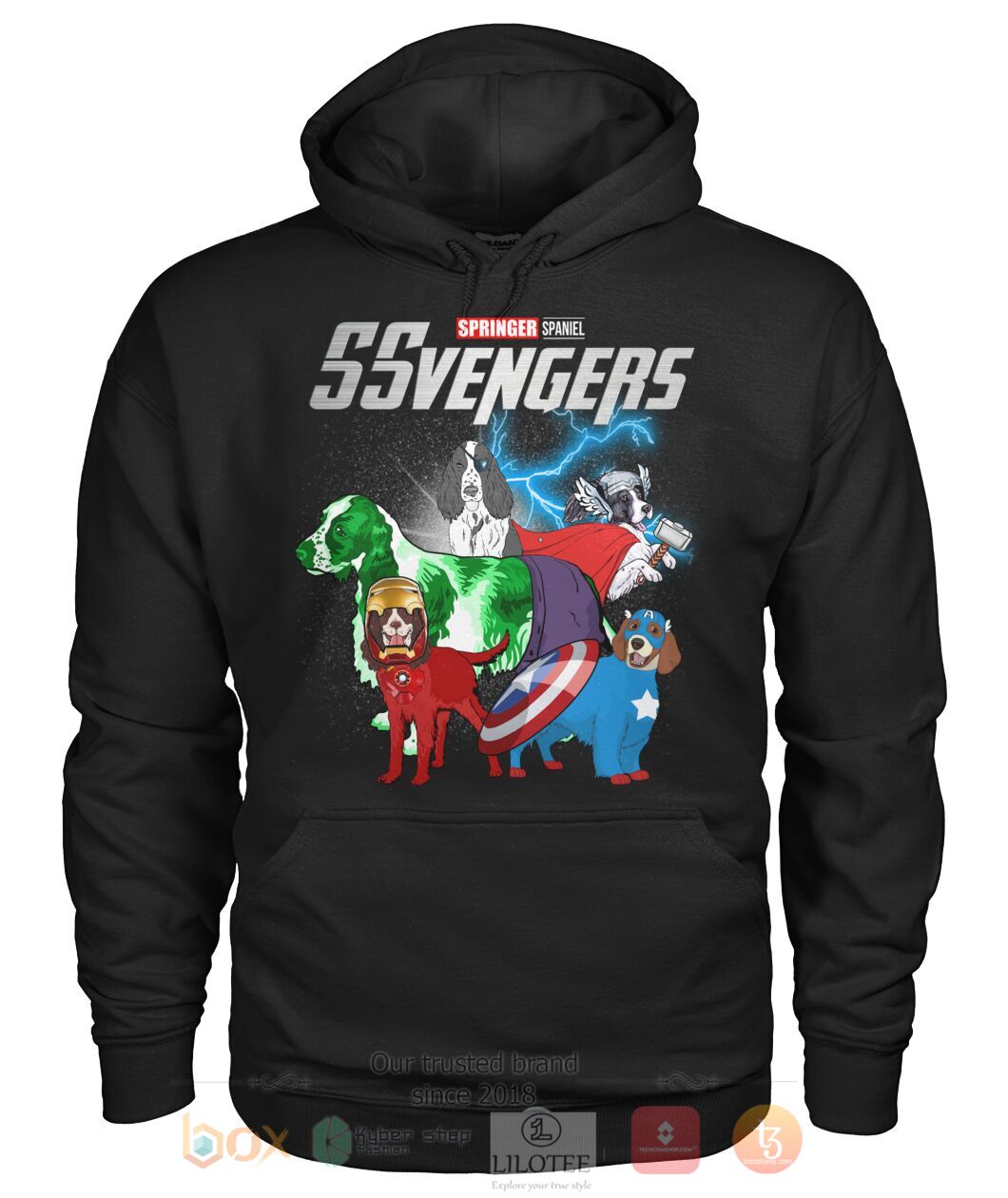 Springer spaniel Ssvengers 3D Hoodie Shirt 1