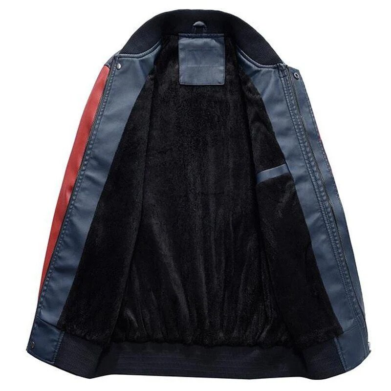 Stade Rochelais bomber leather jacket 1 2