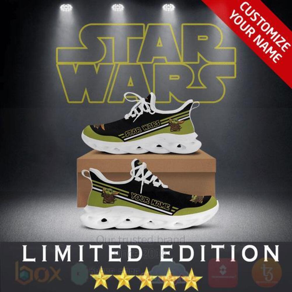 Star War Baby Yoda Personalized Clunky Max Soul Shoes